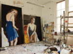 cess jessica chastain artist portfolio 08 h W magazine si fa in quattro per Jessica Chastain. Attrice, musa fashion e modella per un giorno. Le fanno il ritratto Chantal Joffe, George Condo, Rineke Dijkstra, Mickalene Thomas