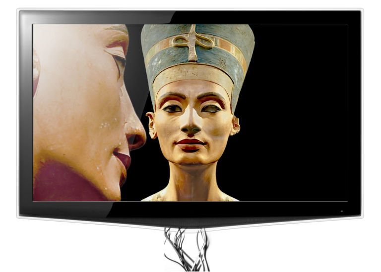 ikono tv Nefertiti 1351 1334 b.c. Detail © bpk A gyptisches Museum und Papyrussammlung SMB Hans Christian Krass Regno del trash? Macchè! La televisione guarda sempre più alla cultura: dopo Sky Arte HD e in attesa del canale La7-Feltrinelli, su Cubovision approda ikonoTV