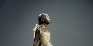 Edgar Dègas, Piccola danzatrice di 14 anni, 1880-81, bronzo e tessuto