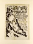 22 Grant 1912 Manifesto per la seconda mostra Postimpressionista La Britannia fra le due guerre. Secondo Lea Vergine