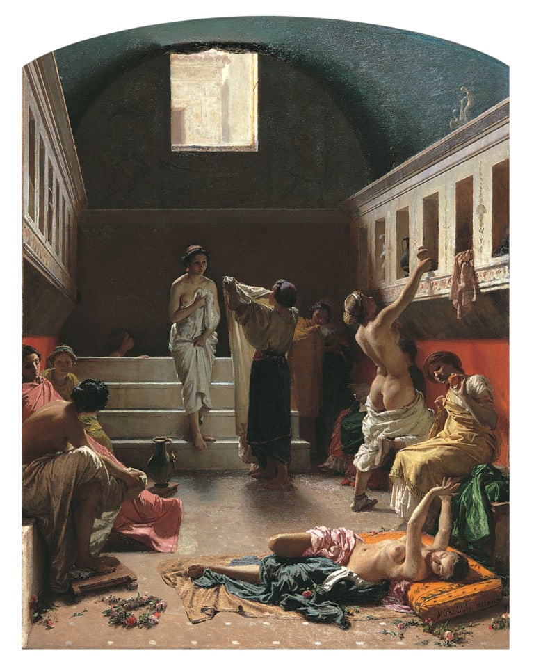 Domenico Morelli Bagno Pompejano 1861 L'Ottocento secondo Eugenio Balzan