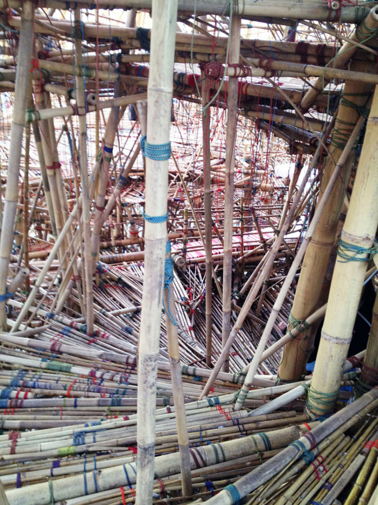 Doug e Mike Starn Big Bambú MACRO Testaccio Roma 2012 5 Big Bambù. Spicchi di Roma da un universo casuale