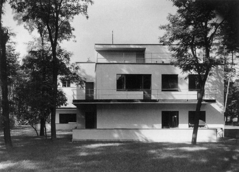 Lucia Moholy - Casa dei maestri del Bauhaus - Dessau, 1926 - Max museo, Chiasso
