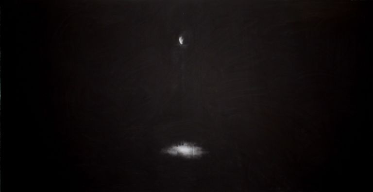 image0062 Luca Cutrufelli progetta per Parigi la sua Palude. Una personale alla Galerie Bendana-Pinel: percorsi alchemici tra luce e buio, leggerezza e gravità