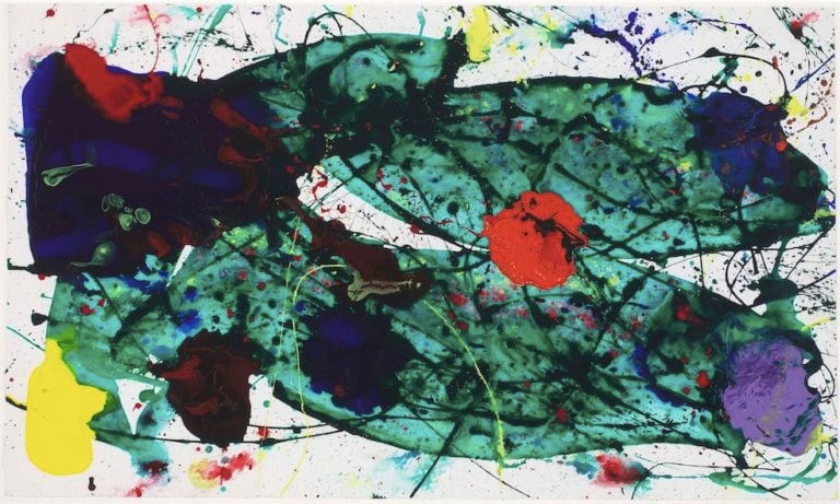 2 Sam Francis acrilico su carta © Courtesy Galleria dArte Maggiore G.A.M. Bologna Italy Il senso di Sam Francis per il colore