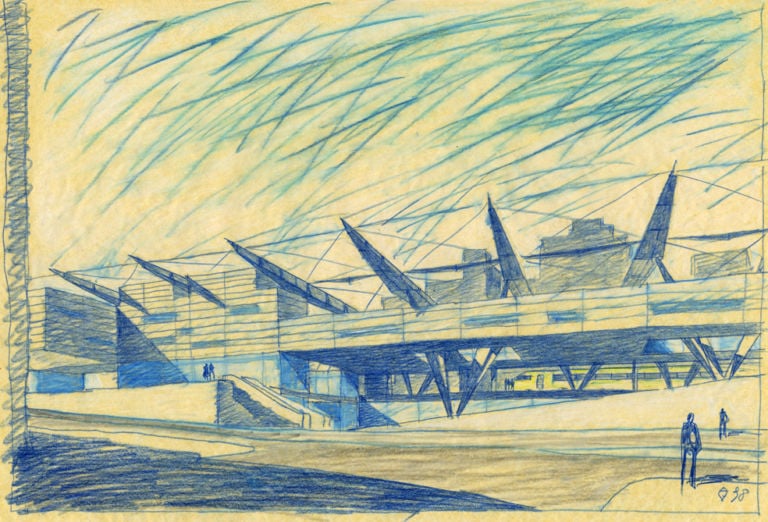 26 Alessandro Anselmi, storie di architettura su carta. Un piccolo omaggio a un grande architetto scomparso. Il disegno come traccia fisica del pensiero sullo spazio