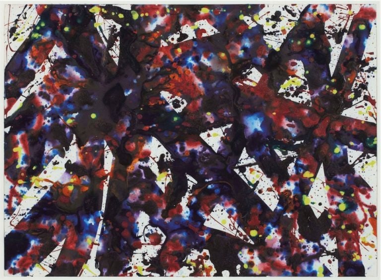 8 Sam Francis acrilico su carta © Courtesy Galleria dArte Maggiore G.A.M. Bologna Italy Il senso di Sam Francis per il colore