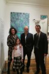 Alberto Di Fabio con Mollie Dent Brocklehurst Pace Gallery London e sua figlia Il microcosmo di Alberto di Fabio. Personale londinese alla Estorick Collection: dalla galassia Gagosian a Jenny Saville, ecco chiccera all’opening