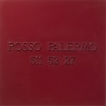 Alighiero Boetti Rosso Palermo 511 52 27 1967 Collezione Campiani di Cellatica Fotostudio Rap “Tutto” Boetti al Maxxi
