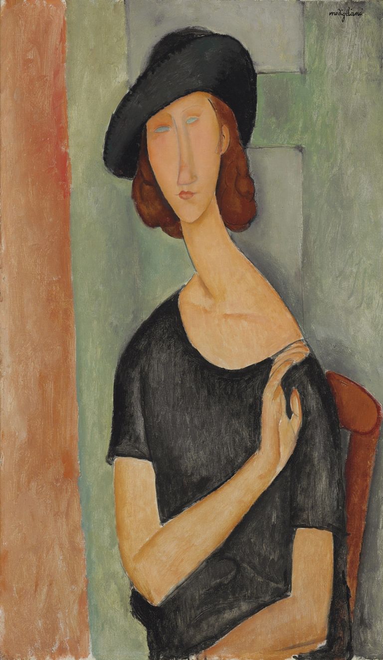 Amedeo Modigliani Jeanne Hébuterne au chapeau 19191 Christie’s vola con Modigliani, Sotheby's con Picasso. Ottimi risultati dalla due giorni londinese di Impressionist & Modern Art, e cresce l’ottimismo per le aste di contemporaneo della prossima settimana