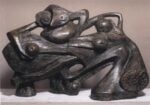 AndrèMasson Duo amoroso 1939 bronzo cm 55x84 Collezione privata Roma Tra normalità e follia. Boderline, al Mar di Ravenna