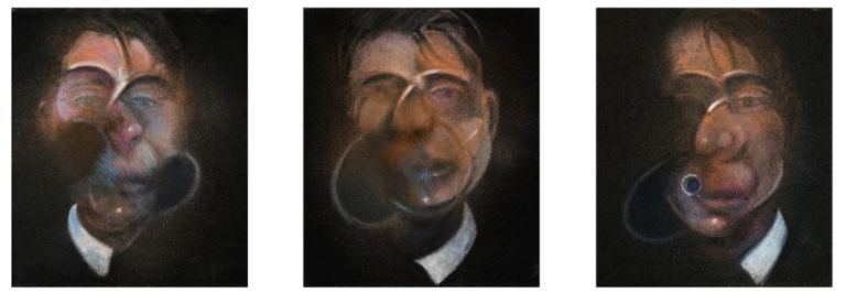 Francis Bacon Three Studies for a Self Portrait Londra contemporanea. Dopo le aste di impressionisti e moderni, Sotheby’s, Christie’s e Phillips affrontano la settimana più attesa: occhi puntati su Bacon e Basquiat