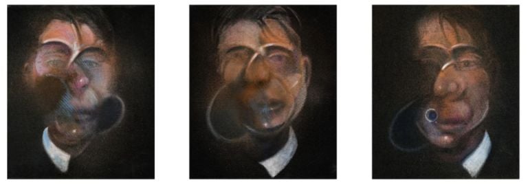 Francis Bacon Three Studies for a Self Portrait Londra contemporanea. Dopo le aste di impressionisti e moderni, Sotheby’s, Christie’s e Phillips affrontano la settimana più attesa: occhi puntati su Bacon e Basquiat