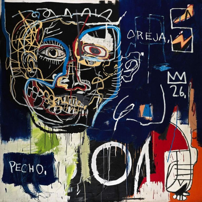 Jean Michel Basquiat Untitled PechoOreja Londra contemporanea. Dopo le aste di impressionisti e moderni, Sotheby’s, Christie’s e Phillips affrontano la settimana più attesa: occhi puntati su Bacon e Basquiat