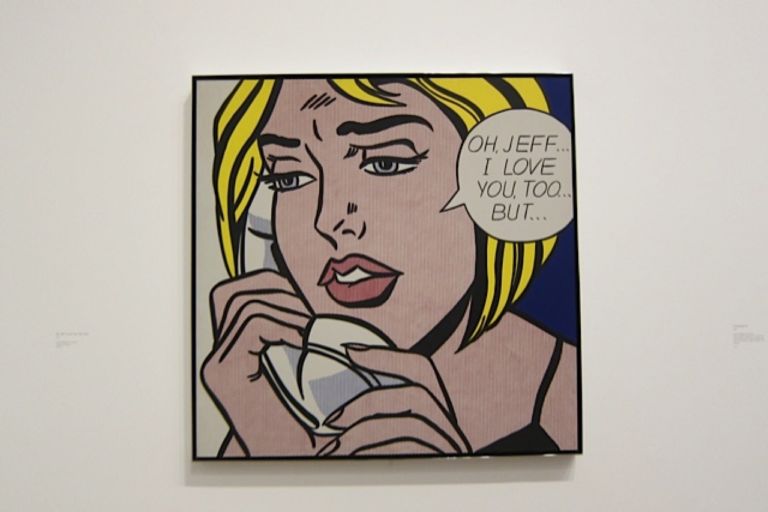 Oh Jeff…I love you Too…but… 1964 oil and magma on canvas collection Simonyi La più grande mostra di sempre. La Tate Modern ruba agli Usa la glorificazione di Roy Lichtenstein, noi in anteprima vi regaliamo foto e video…