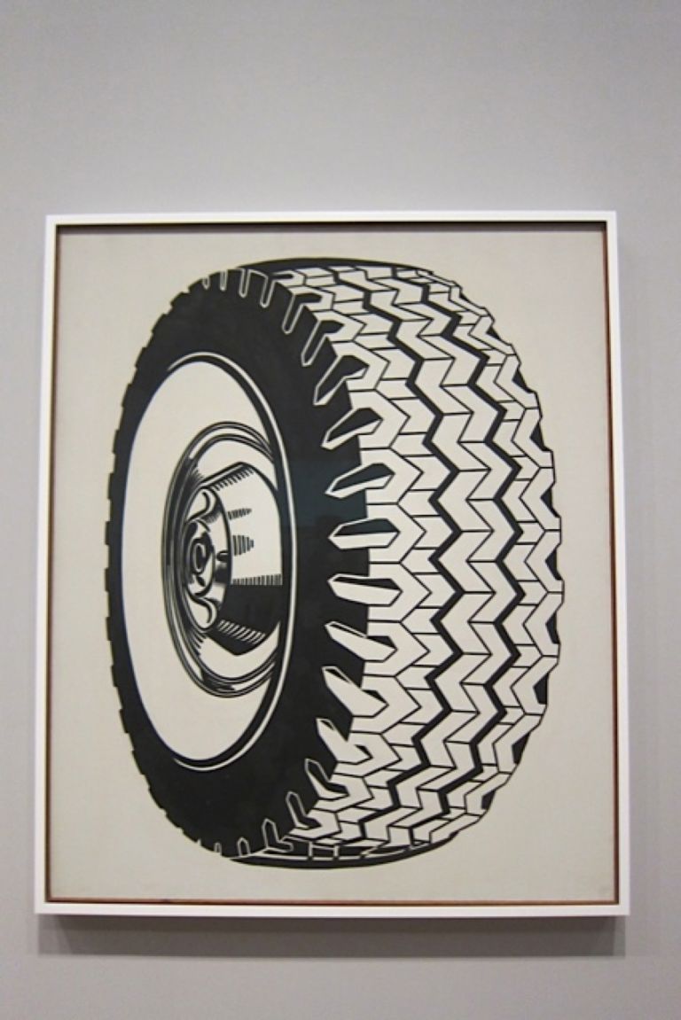 Tire 1962 Oil paint in Canvas The Museum of Modern Art of New York La più grande mostra di sempre. La Tate Modern ruba agli Usa la glorificazione di Roy Lichtenstein, noi in anteprima vi regaliamo foto e video…