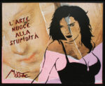 WK MissTic ©MissTic adagp2013 Larte nuoce alla stupidità Le donne provocatorie di Miss.Tic, la “regina della Street Art”