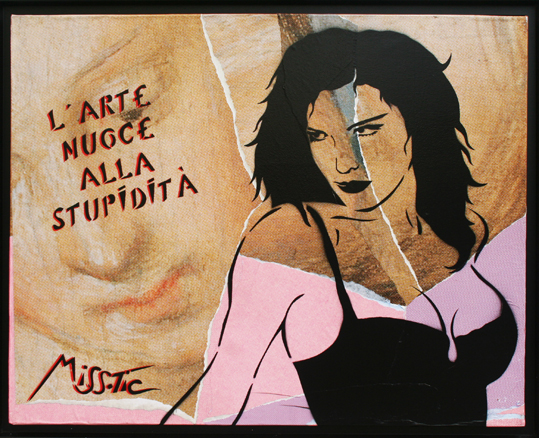 Le donne provocatorie di Miss.Tic, la “regina della Street Art”