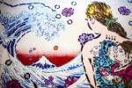AIKO Sunrise DETAIL5 Dagli Ukiyo-e alla Street Art. La Grande Mela e l’Edo Pop