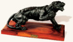 Antonio Ligabue Pantera 1938 bronzo h. 21x385x14 cm Antonio Ligabue, la scaltra follia a Lucca