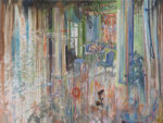 BENINATI Salotto 2007 Oil on canvas Courtesy Lorcan ONeill Roma Gli sguardi transitori di Beninati