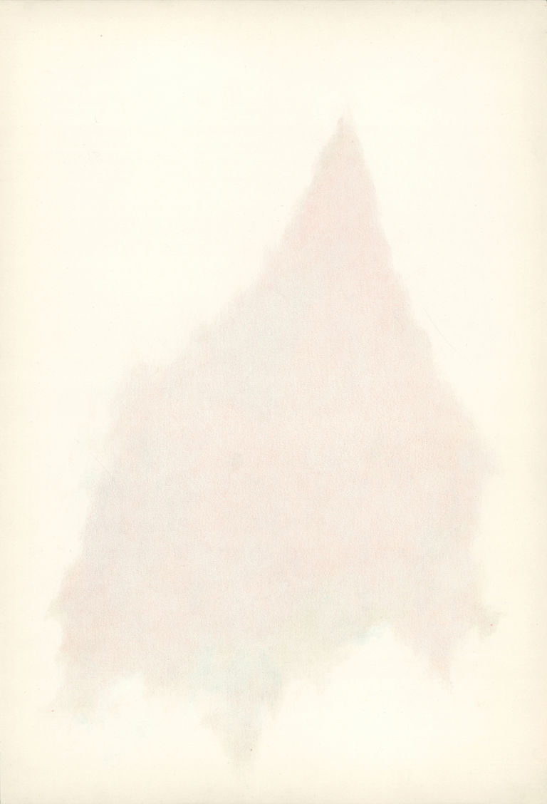 Francesco Surdi Senza titolo 2012 colori a matita su carta 325x475 cm Visioni in trasparenza. Quando un’immagine viene, o se ne va