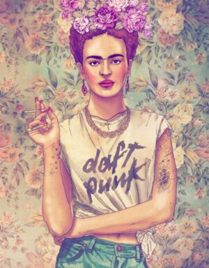 Marlene Dietrich come una sexy pin up, Frida Kahlo in versione punk 80’s. Le illustrazioni di Fab Ciraolo diventano t-shirt per Foster: dall’Olimpo delle icone allo streetwear