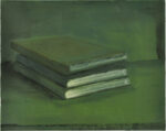 Pierluigi Antonucci Composizione di tre libri 2012 olio su tela 30x24 cm La galleria e lo spazio non profit. Quando la pittura fa tendenza