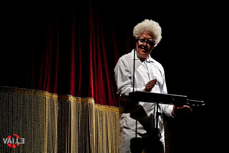 A Theatre Cycle Claude Samuel Lévine Theremin concert. Courtesy Teatro Valle Occupato1 Fondazione Nomas e Valle Occupato. Tra omaggio, riflessione e reinvenzione del passato