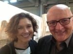 Cristiana Perrella e Armando Porcari Milano Updates: fiera ancora in preview, ma partono i primi brindisi. Lo champagne Ruinart festeggia la nuova collezione d’arte, ecco chiccera ad incrociare i calici