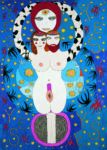 Dorothy Iannone Yes 1981 Gouache on synthetic board 142 x 101cm Photo by Jochen Littkemann Berlin Private collection Courtesy of the artist and Air de Paris Paris Dorothy Iannone, fra arte e vita