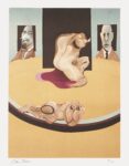 Francis Bacon Metropolitan Museum of Art Litografia 1975 Le linee di Francis. A Chieti