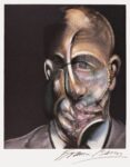 Francis Bacon Portrait de Michel Leiris Litografia 1990 Le linee di Francis. A Chieti