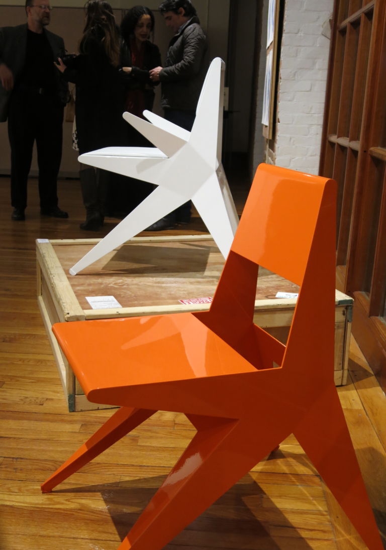 Italian Vibrations Stair Chairs Antonio Pio Saracino Transoceanica. Italiani in mostra negli Usa