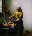 Jan Vermeer La lattaia Valentino omaggia Jan Vermeer. Trionfo italiano a Parigi, con la poesia del maestro fiammingo