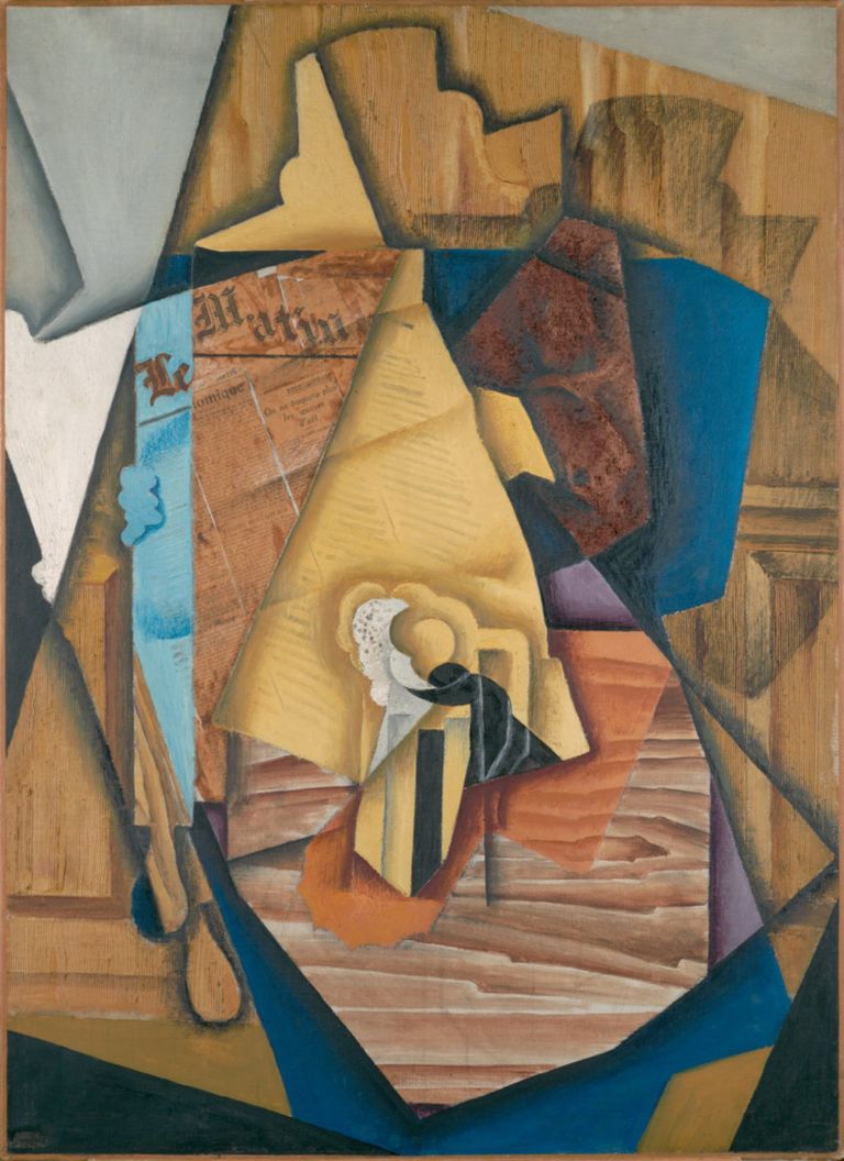 Juan Gris Figure Seated in a Café Man at a Table 1914 Un miliardo di dollari, la madre di tutte le donazioni. Leonard Lauder regala al Metropolitan di New York una fetta della sua collezione: da Picasso e Braque, la storia del Cubismo