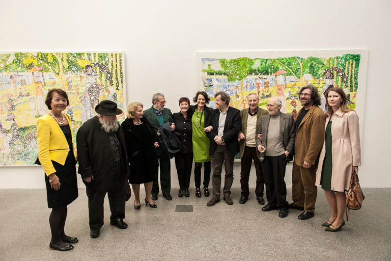 La Gara della Bellezza inaugurazione Foto Luca Meneghel Se Marcello Jori porta Seurat sotto la neve