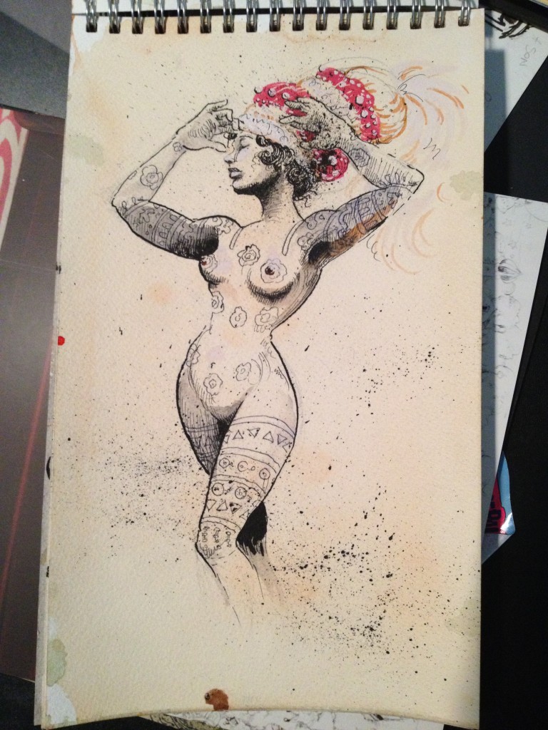 Mollysketchbook3 e1364896158888 Occupy Wall Street. Secondo Molly Crabapple