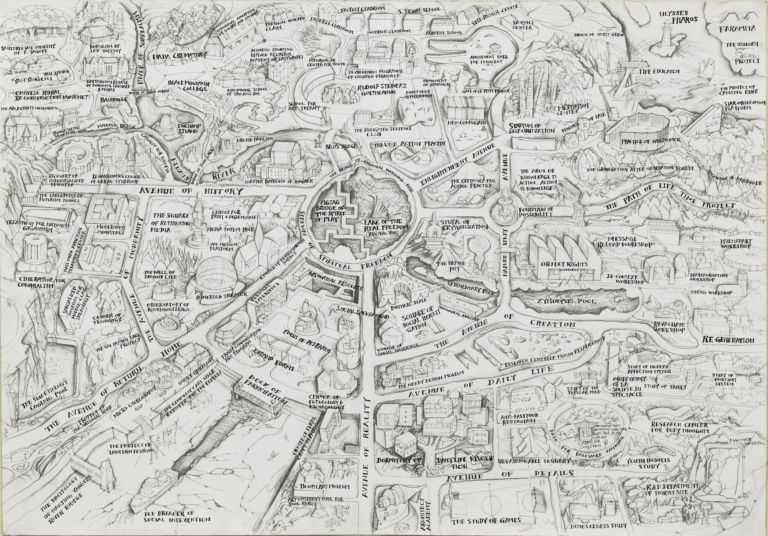 Qiu Zhijie Map of Total Art 2012 L’Anno del Dragone della Querini Stampalia. Partnership triennale con il Museo Aurora di Shanghai: debutto per la Biennale con un progetto di Qiu Zhijie, qui le immagini della presentazione