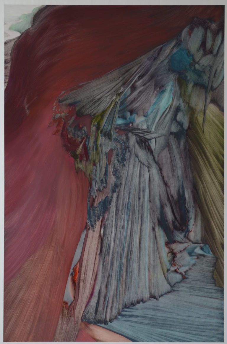 10.02.2013.Oil on canvas 210x140cm. Pittura, passepartout per l’immaginario di Glegor Gleiwitz