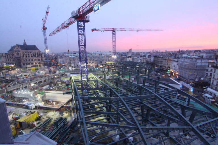 2012 12 18 Photo Chantier Canopée 2 Les Halles, il coraggio di Parigi. Com’era, come sarà