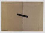 Deux volets Projet pour la lithographie du même nom 1984 Inchiostro matita su cartone 915 x 128 cm L’arte combinatoria di Tàpies