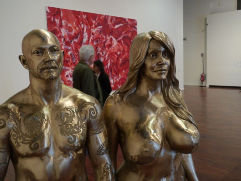 Marc Quinn installatio view 6 Biennale Updates: tutti i freak di Marc Quinn all’Isola di San Giorgio. Regia di Germano Celant per la super mostra alla Fondazione Cini: ecco chiccera ad un vernissage dove spunta pure B.B… e non si tratta di Brigitte Bardot!