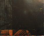 Rafal TopolewskiUntitled Black 2013 220cm x 180cm oil on canvas La solitudine della palma di Rafal Topolewski