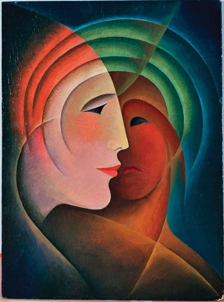 THAYAHT Ernesto MICHAELLES Compensazione di Temperamenti 1926 Arte da incollare. Alla Reggio di Colorno