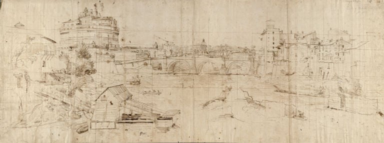Veduta di Castel SantAngelo da sud Gaspar van Wittel. O della genesi del vedutismo