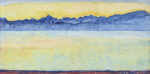 hodler genfersee am fruehen morgen 1918 neu 30x14cm 0 Hodler, simbolista (e simbolo) svizzero