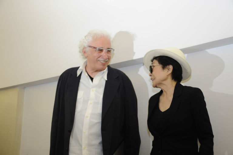 07 Yoko Ono Luigi Bonoto 10062013 lancio Fondazione Bonotto IUAV E anche Bonotto ha la sua fondazione. Intervista con Luigi