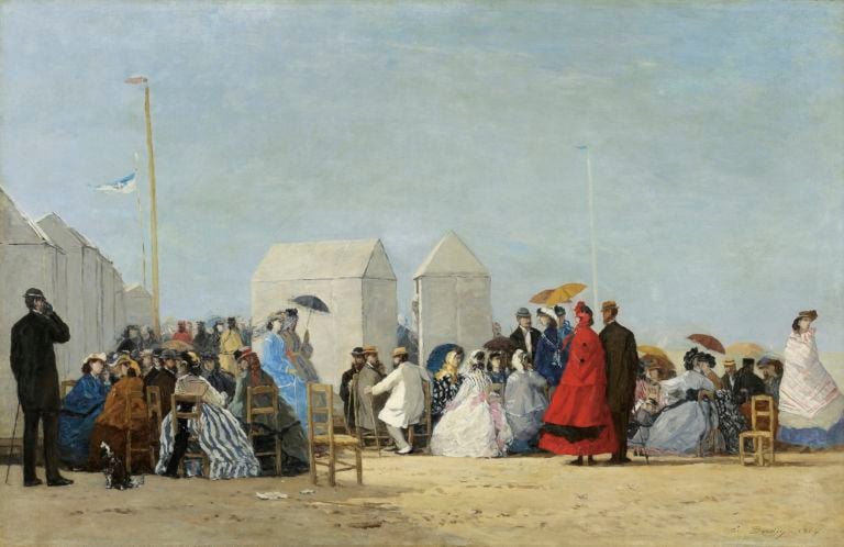 1 Plage aux environs de Trouville Toronto Eugène Boudin: il pittore a cui Monet deve tutto