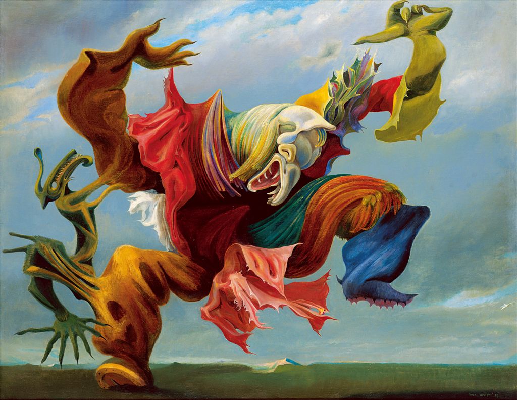 Max Ernst, L&#39;ange du foyer (Le triomphe du surréalisme), 1937 – Private collection – © 2013, ProLitteris, Zurich | Artribune